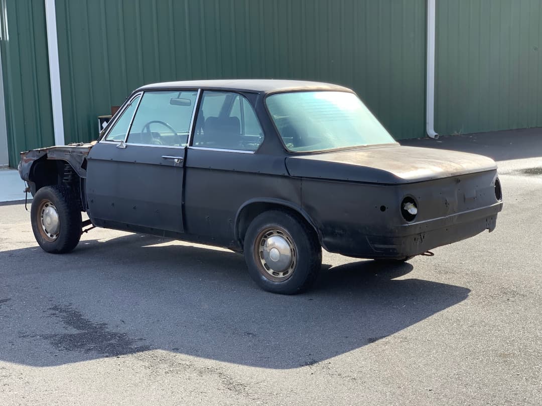 A 1972 BMW 2002 rolling project