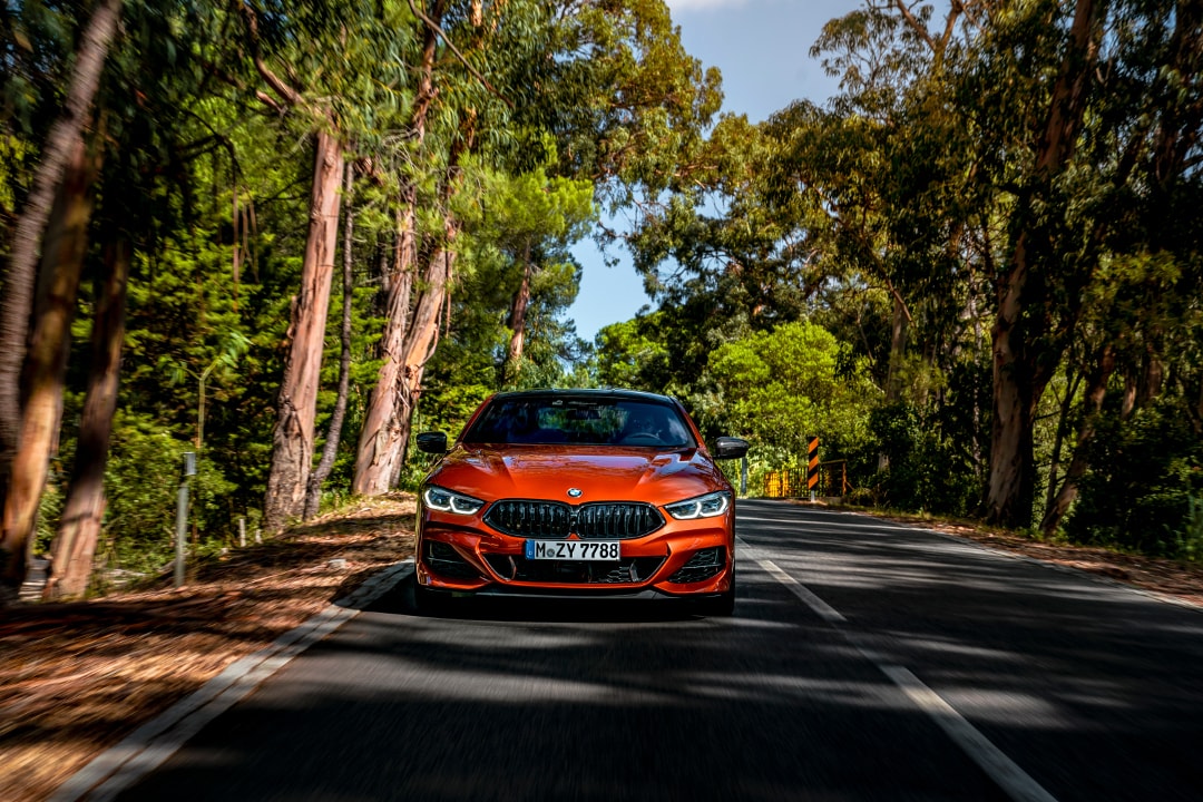 The BMW G15 8 Series in Sunset Orange