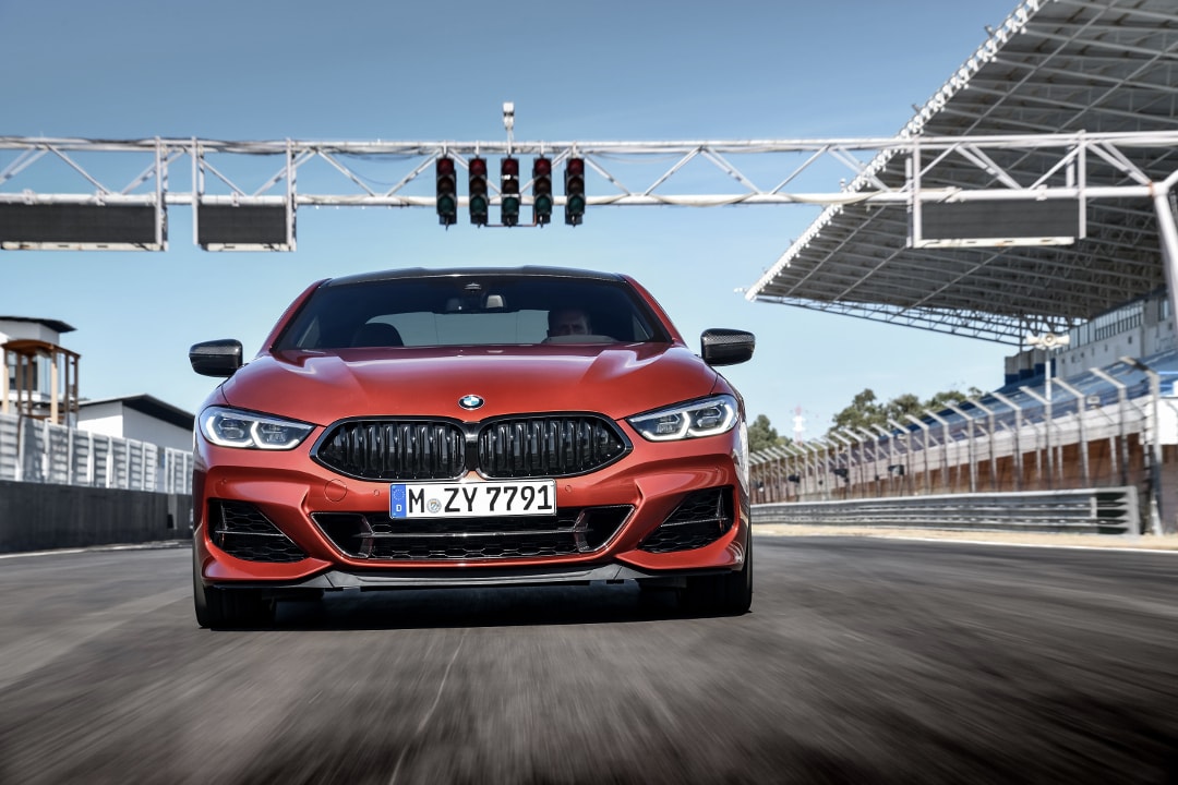 The BMW G15 8 Series in Sunset Orange