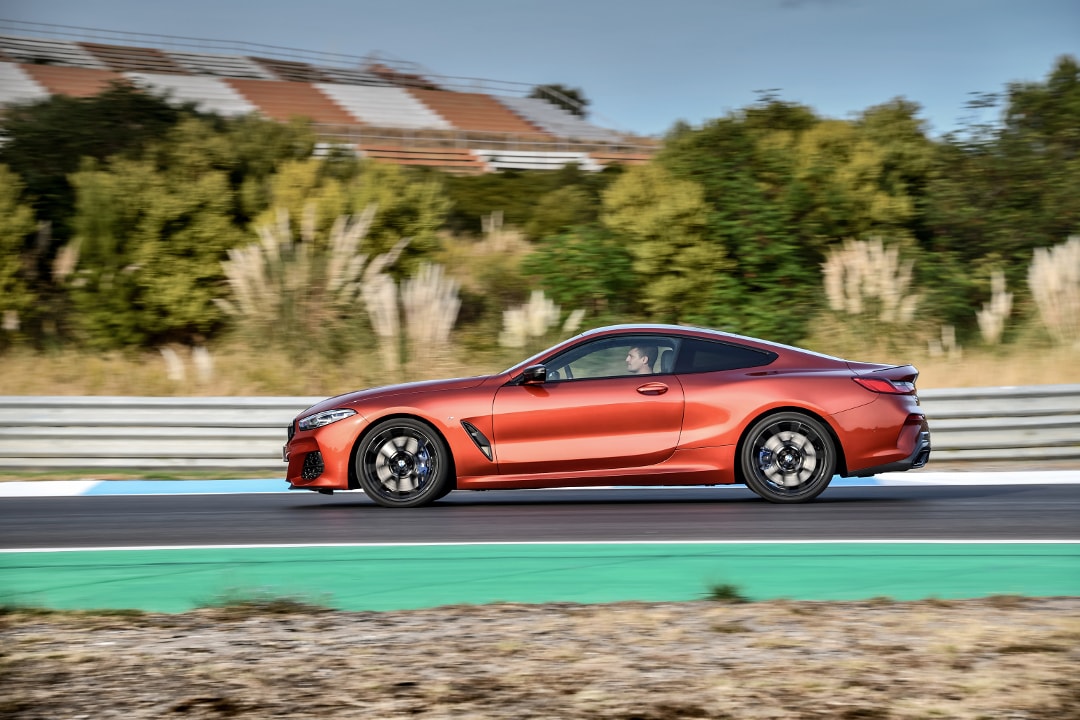 The BMW G15 8 Series in Sunset Orange