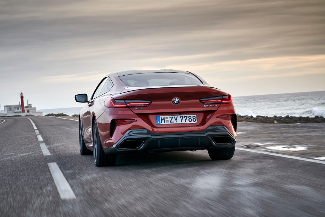 The BMW G15 8 Series in Sunset Orange