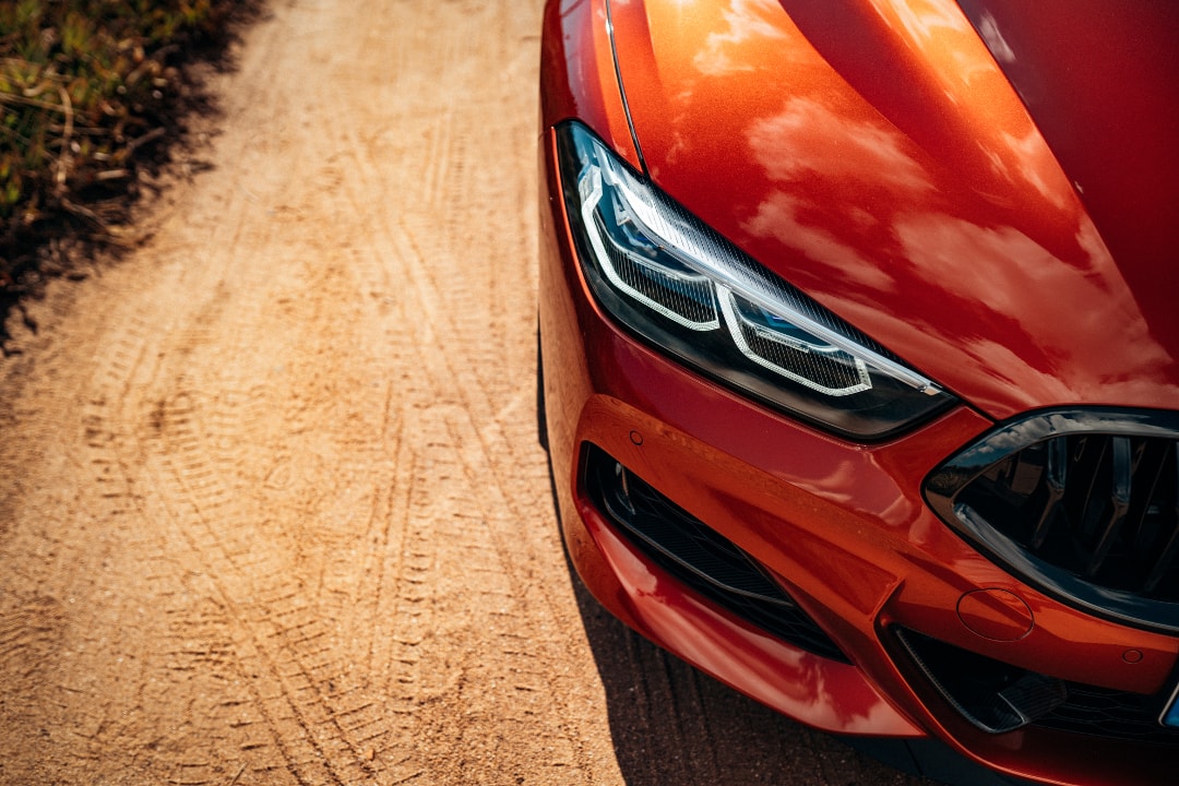 The BMW G15 8 Series in Sunset Orange